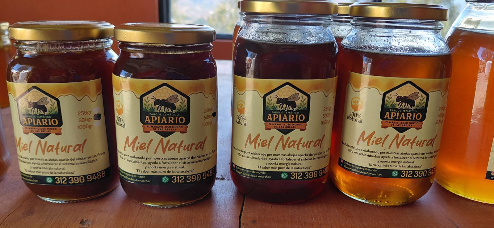 Miel en diferentes presentaciones